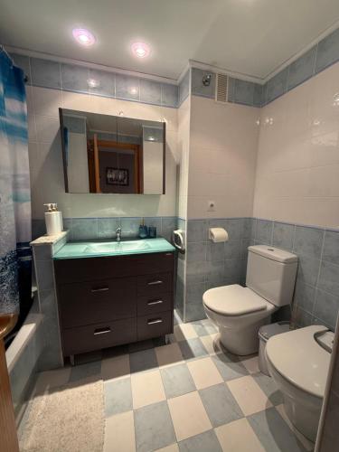 Koupelna v ubytování Apartamento S&L