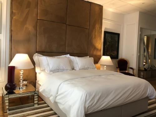 Кровать или кровати в номере Elegant Studio in the Heart of Monte Carlo