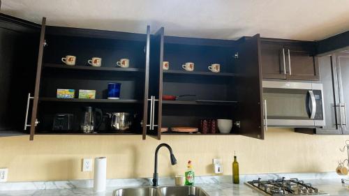 Kuchyň nebo kuchyňský kout v ubytování Casa Luca