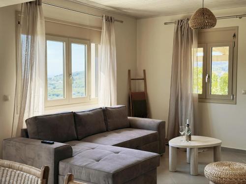 Χώρος καθιστικού στο Vespera Apartment