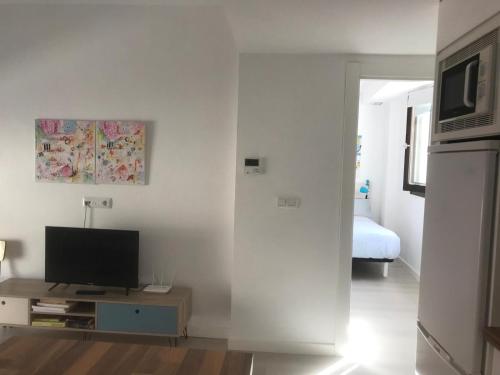 TV a/nebo společenská místnost v ubytování Apartaments Center 2 bedrooms