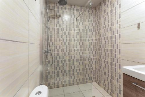Ένα μπάνιο στο Villa Dionysia Studio S3