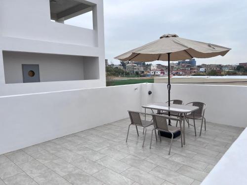Un balcón o terraza en 逅冶 Houye