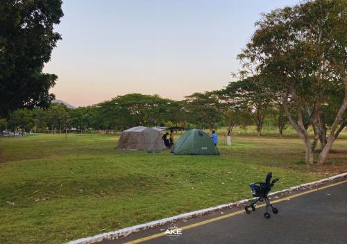 Taman di luar Ake camping pakchong