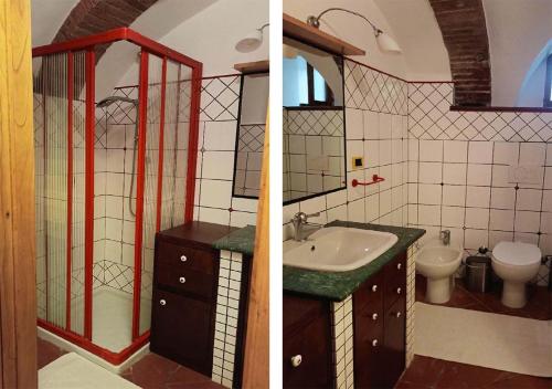 Ein Badezimmer in der Unterkunft Albergo Diffuso Volterra