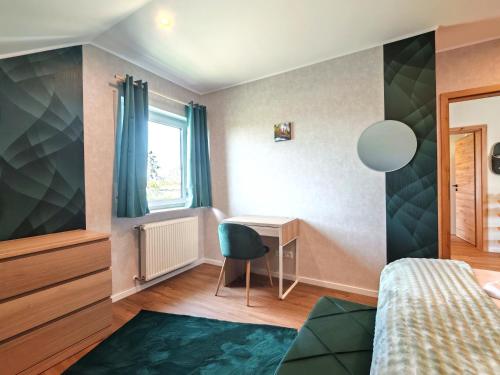 Ένα ή περισσότερα κρεβάτια σε δωμάτιο στο Sonniges Loft am Soonwald