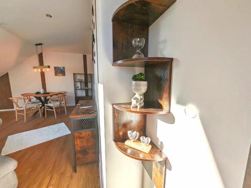 Χώρος καθιστικού στο Sonniges Loft am Soonwald