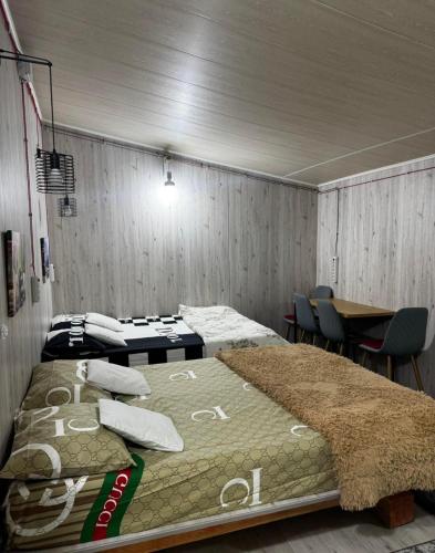 Postel nebo postele na pokoji v ubytování Отель