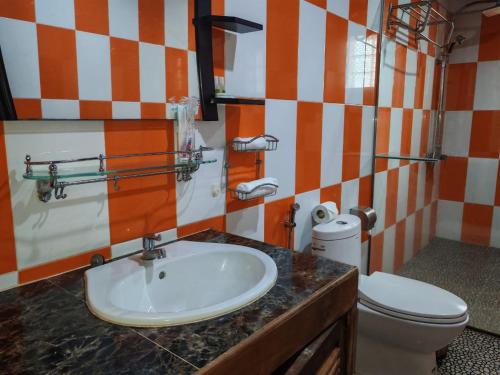 Ένα μπάνιο στο Shining Angkor Apartment Hotel