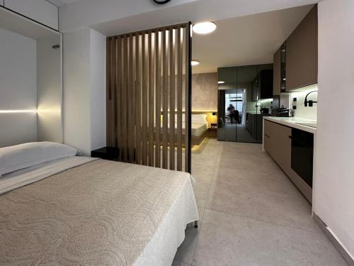 Kuchyň nebo kuchyňský kout v ubytování Studio Apartments Lace