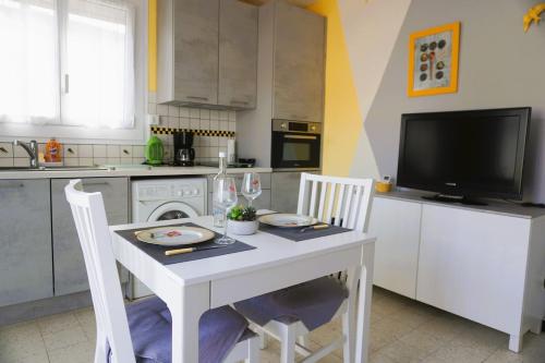 Dapur atau dapur kecil di Les Tournesols 4 Pers