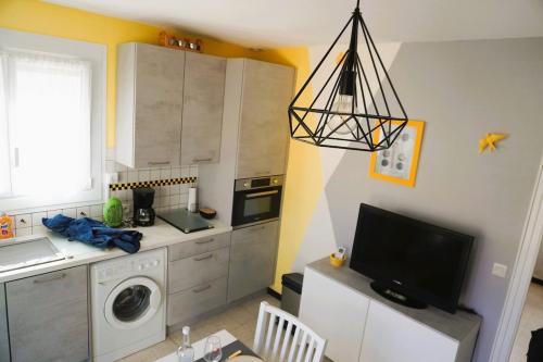 Dapur atau dapur kecil di Les Tournesols 4 Pers