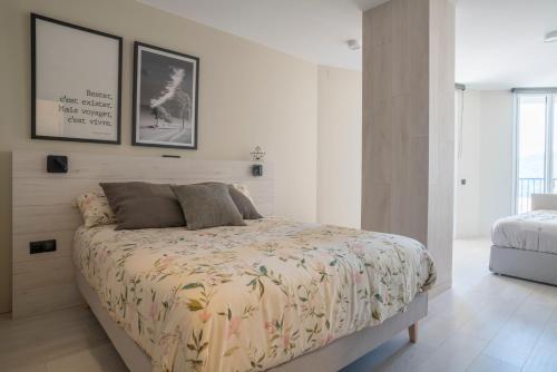 Katil atau katil-katil dalam bilik di Apartaments Turístics Cardona, MAGI