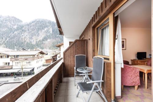 Nespecifikovaný výhled na hory nebo výhled na hory při pohledu z hotelu