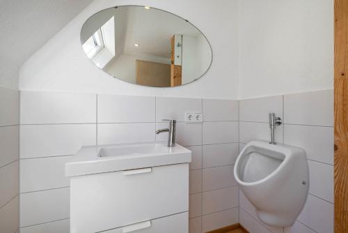Ένα μπάνιο στο Haus an der Lauchert