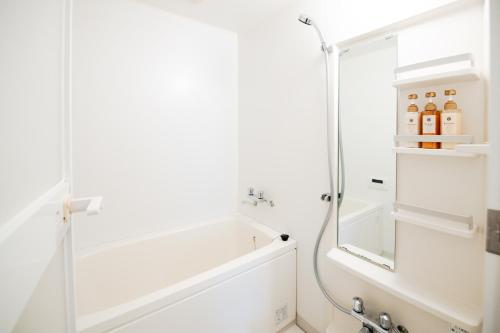 Ένα μπάνιο στο GuestHouse MIYABI
