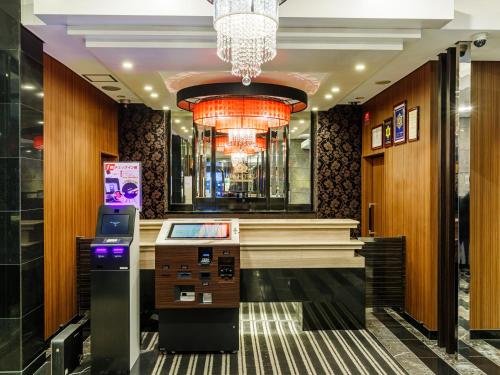Vstupní hala nebo recepce v ubytování APA Hotel Shimbashi Toranomon