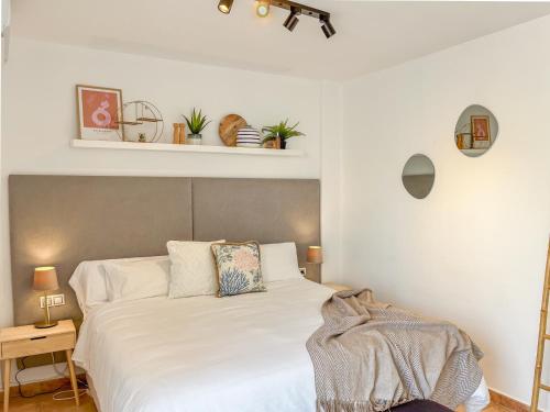 Postel nebo postele na pokoji v ubytování Oasis exclusivo con Piscina privada - Villa Casa Mareluz