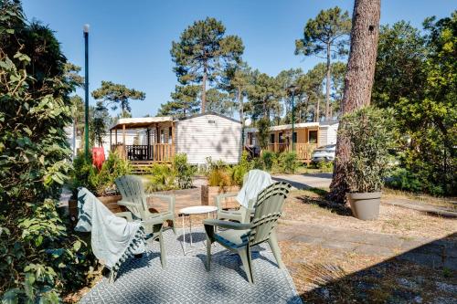 Κήπος έξω από το Mobile Home Lège-Cap-Ferret
