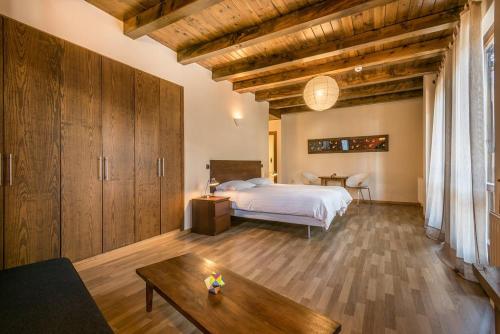 Voodi või voodid majutusasutuse Chalet Iori toas