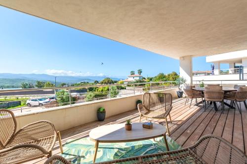 Ô Loupiots - joli duplex climatisé à Porticcio