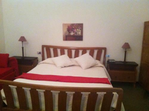 Katil atau katil-katil dalam bilik di Hotel Pensione Moderna