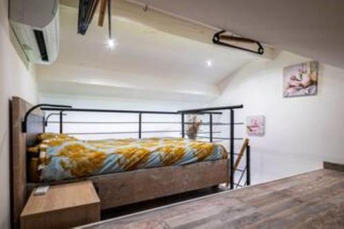 Postel nebo postele na pokoji v ubytování Duplex Canet proche de la plage