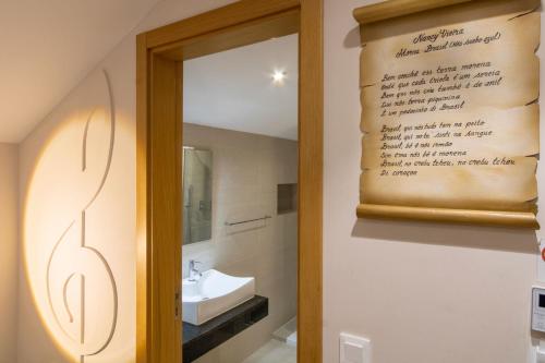 Koupelna v ubytování Luna Boutique Hotel