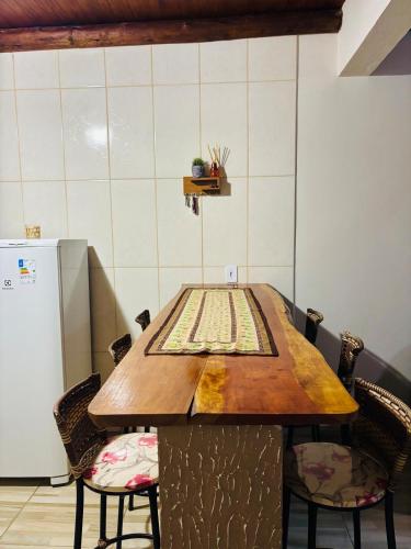 Dapur atau dapur kecil di Pousada Canto dos Passáros