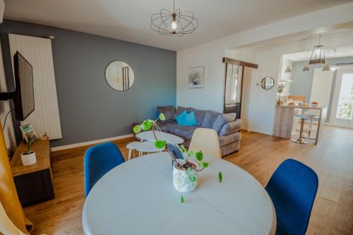 Posezení v ubytování Chez Amélie T3 Lumineux Montauban