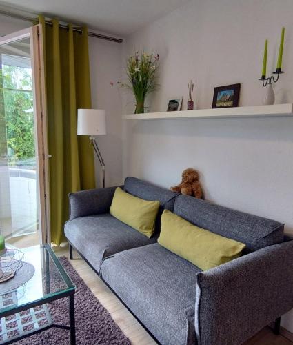 Posezení v ubytování Maisonettwohnung direkt im Zentrum