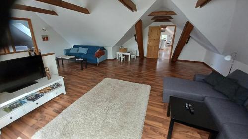 Un lugar para sentarse en Nice apartment on the 1st floor