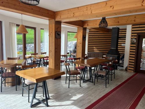 Restaurace v ubytování Bujtina Kacaku