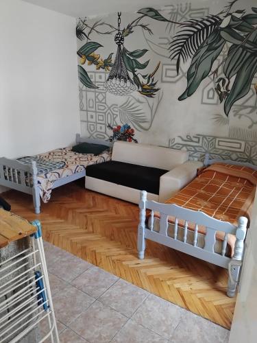 Postel nebo postele na pokoji v ubytování Hostel Mari