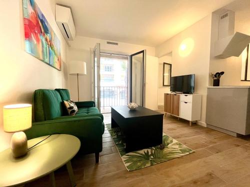 Charmant T2 proche plages, climatisation et balcon