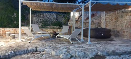 Trullo Gioにあるパティオまたは屋外エリア