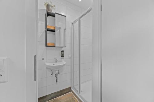 Bilik mandi di Apartmenthaus RICLS