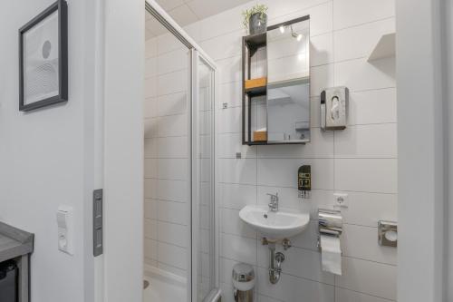 Bilik mandi di Apartmenthaus RICLS