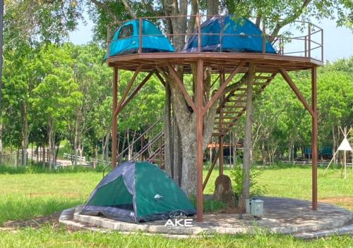 Taman di luar Ake camping pakchong
