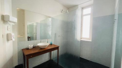 Koupelna v ubytování Odara Hostel