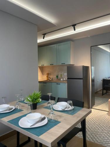 Η κουζίνα ή μικρή κουζίνα στο Costa Azzurra Apartments