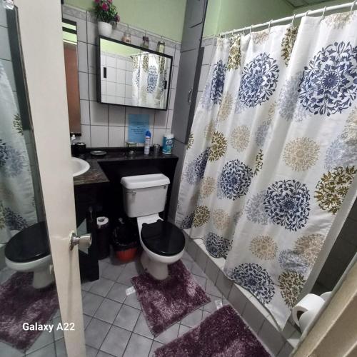 Bilik mandi di Chateau Cherbrand