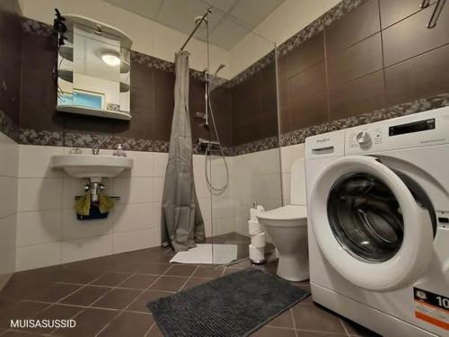 Koupelna v ubytování Chelsea Papiniidu 64 Apartment