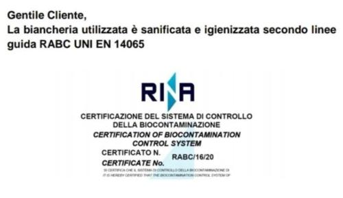 a label with the text rai on it at Via Savenella Apartments in Bologna