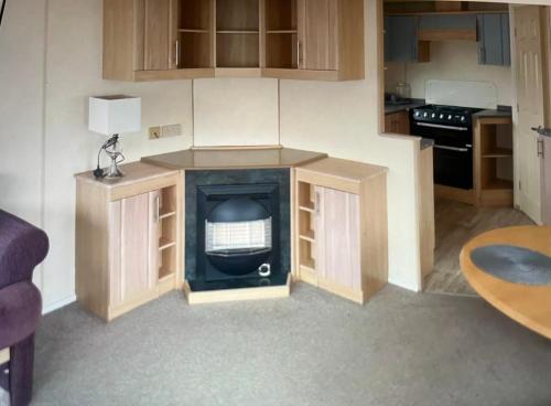 Dapur atau dapur kecil di Sylvan Near Hay on Wye