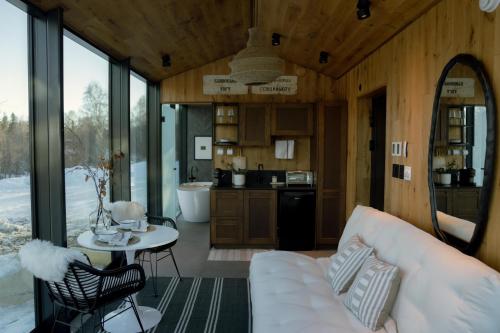 Η κουζίνα ή μικρή κουζίνα στο Wilding Hotels Fairbanks