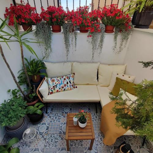 Χώρος καθιστικού στο EMEM luxury apartment