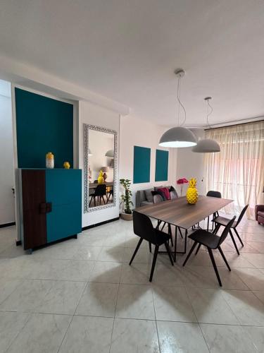 Η κουζίνα ή μικρή κουζίνα στο Casa vacanze Amabile