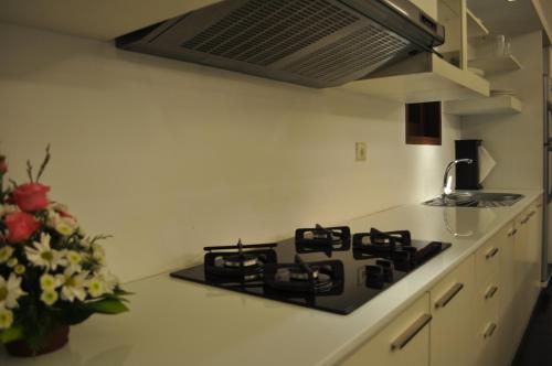 Dapur atau dapur kecil di Nunia Boutique Villa