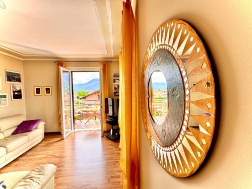 Χώρος καθιστικού στο Casa Rosa